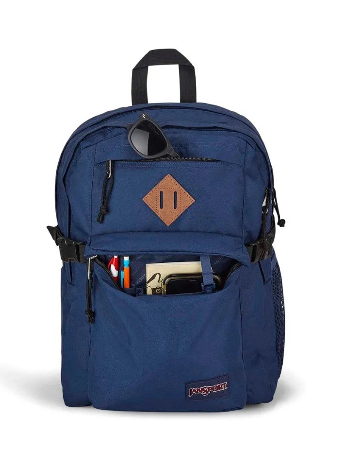 JanSport Unisex Fashion Backpack Main Campus Navy - Image 4