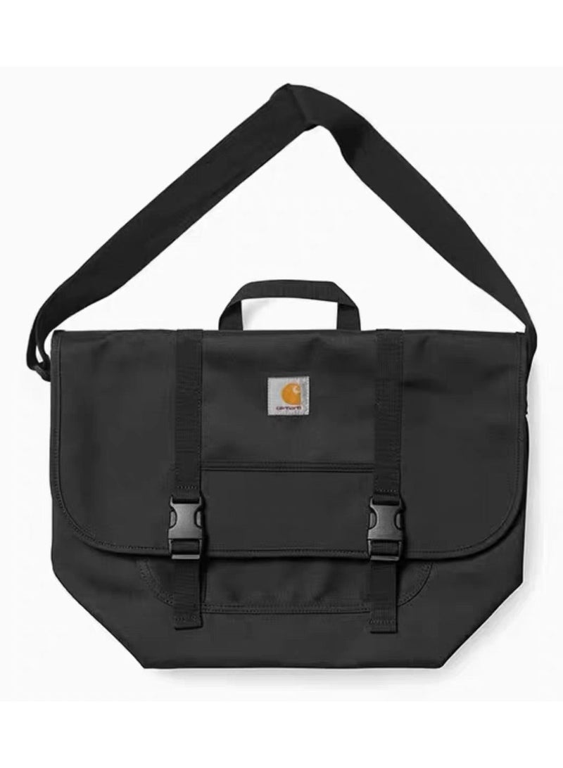 carhartt Carhartt Classic Messenger Crossbody Bag - Canvas Material, Convertible for Single Shoulder & Crossbody Use, Perfect for Daily Commute and Versatile Styling - Image 1
