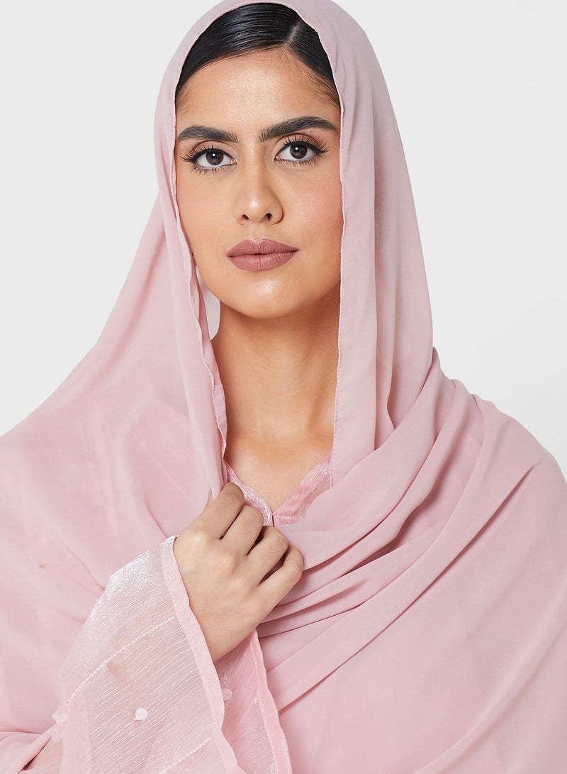 Embellished Tie Detail Abaya