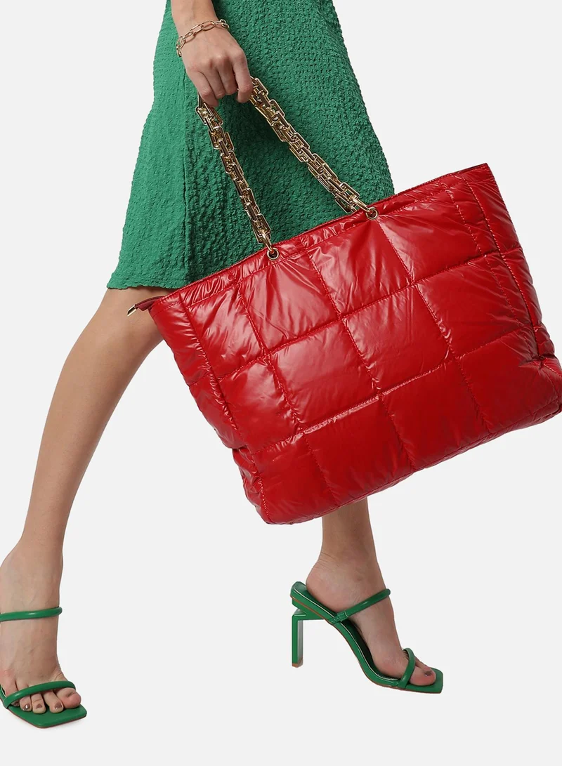 Haute Sauce Quilt Queen Red Tote Bag