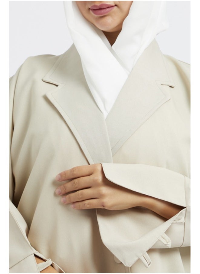 Evva Evva Luxury Saudi Abaya for Women – Elegant Open Front Modest Wear in Premium Fabric – Ideal for Ramadan, Eid, and Everyday Elegance  - Image 4
