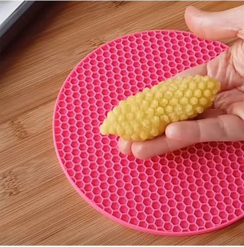 Hane216 Silicone Trivet Honeycomb Patterned Kalburabastı Mold