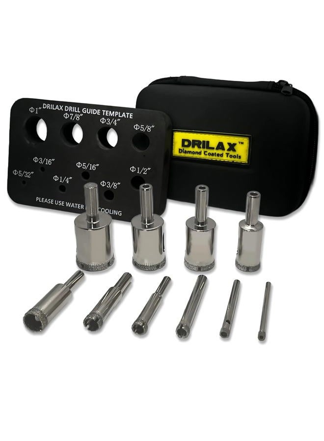 Drilax ® 10 Pcs Diamond Drill Bit Set - Image 1