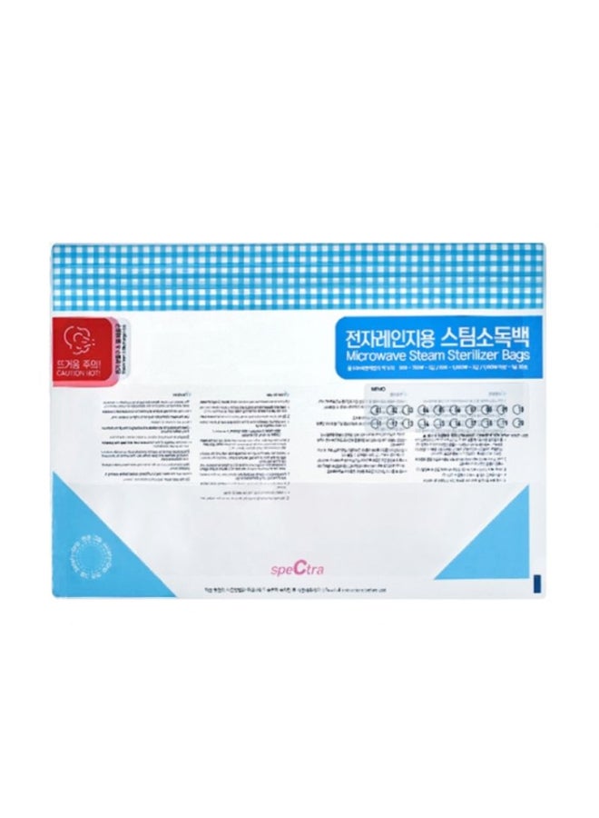 Spectra Microwave Steam Sterilizer Bags Clear - Image 1