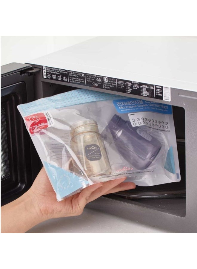 Spectra Microwave Steam Sterilizer Bags Clear - Image 5