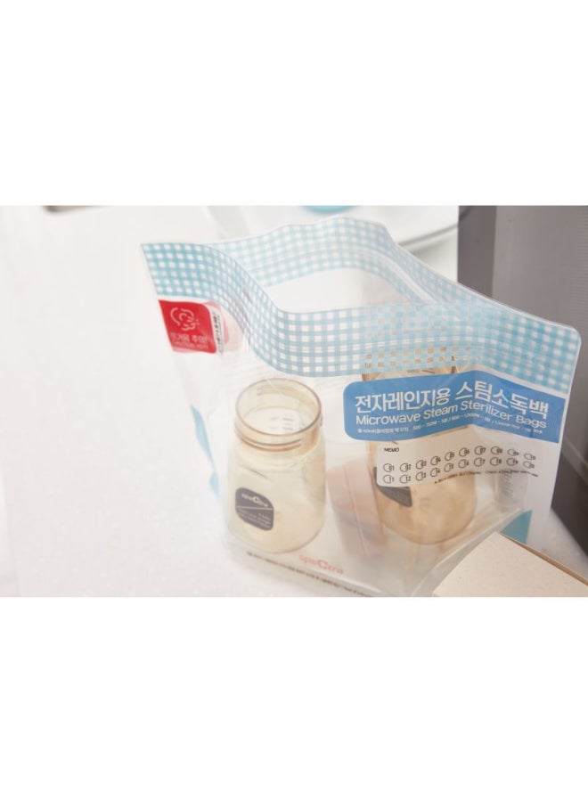 Spectra Microwave Steam Sterilizer Bags Clear - Image 3