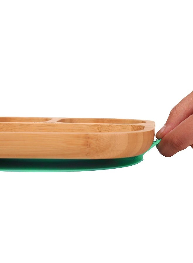 Youkoo kitchen Baby's Bamboo Cute Dinnerware (Light Green) - Image 2