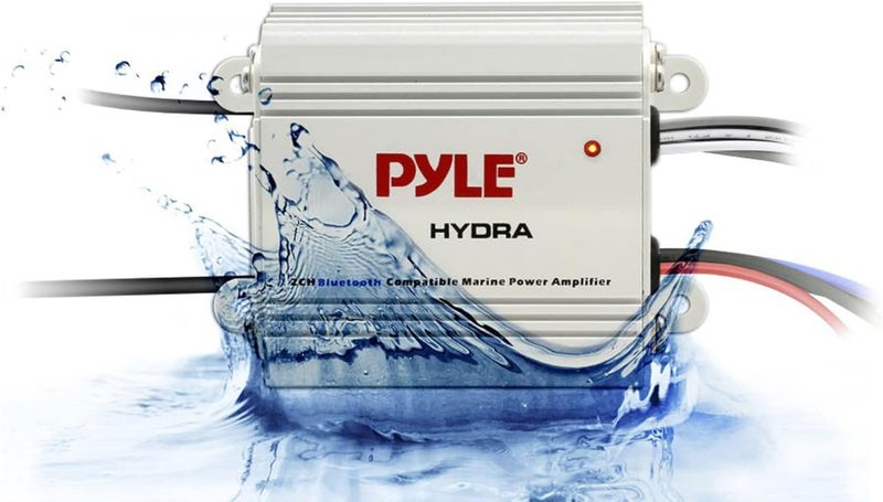 Pyle مضخم صوت بحري قابل للجسر من بايل أوتو 2 قناة - 200 واط RMS مع بلوتوث - Image 4