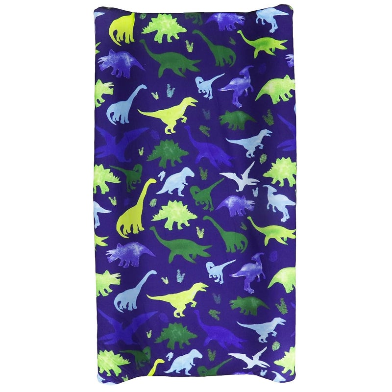 TANOFAR Baby Boy Changing Pad Cover Dinosaur Diaper Changing Mat Cover Sheets for Newborn Stretchy Changing Table Cover (Blue) - Image 1