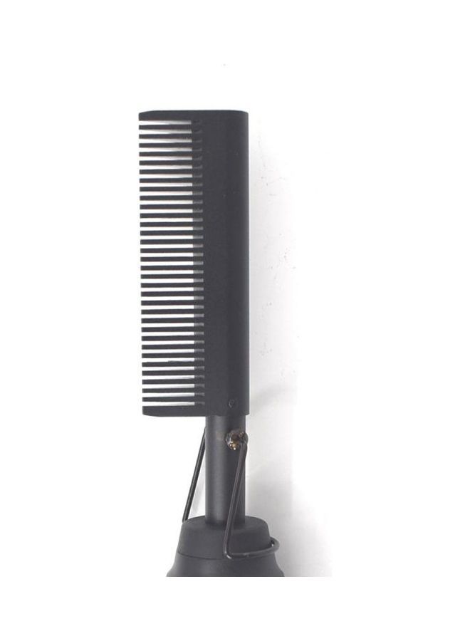 نيبمينينت Multifunctional Curly Hair Straightening Stick Electric Comb Gold/Black - Image 4