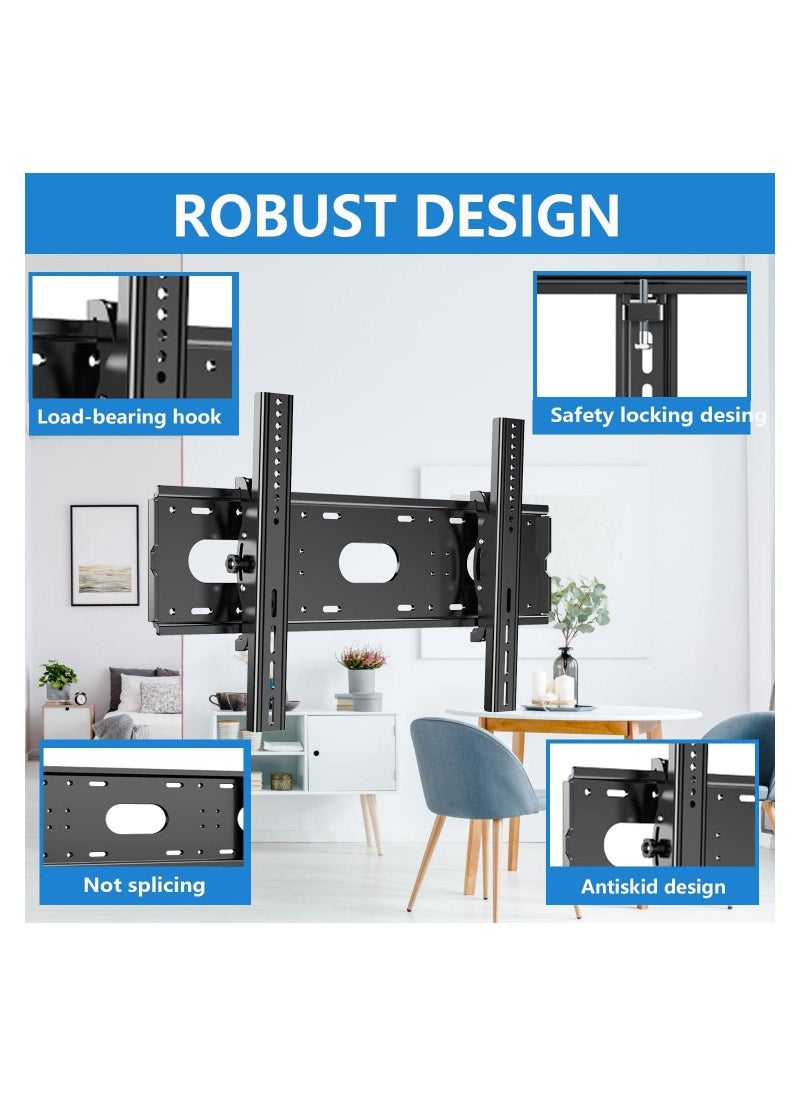 ELTRAZONE TV Wall Mount Most 42-80 Inch LED LCD OLED Plasma Flat Curved Screen Tilt Wall Mount Bracket, VESA up to 750x500mm and 220 lbs Loading Fits 16", 18", 24" Studs Heavy Duty Wall Mount TV Bracket - Image 4