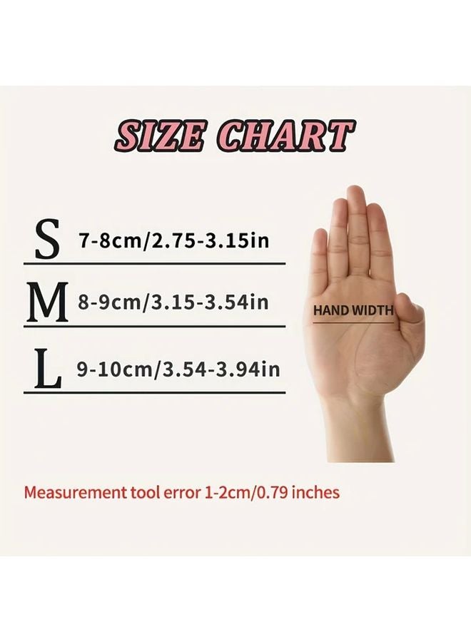 Deep Pink Disposable Nitrile Gloves S Size 30pcs Multi Purpose for Cleaning Hair Dye Pet Care - Image 5