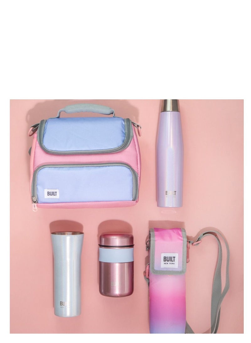 Built NY Double Wall Insulated Food Flask - Light Pink - Image 5