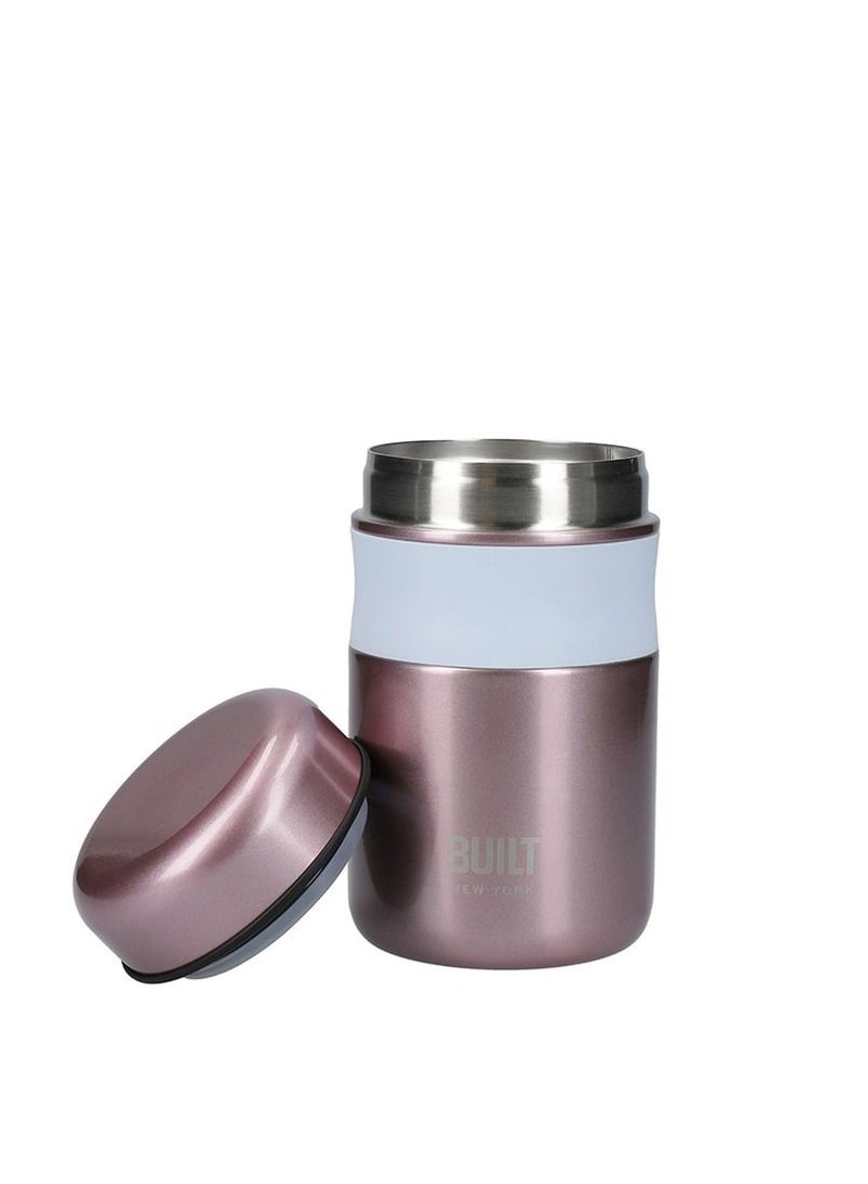 Built NY Double Wall Insulated Food Flask - Light Pink - Image 2