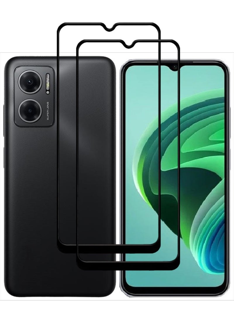 ACLIX 2 Pieces Antistatic ESD Dustproof Premium Quality High Definition Tempered Glass Screen Protector Designed For Xiaomi Redmi Note 11E - Image 1