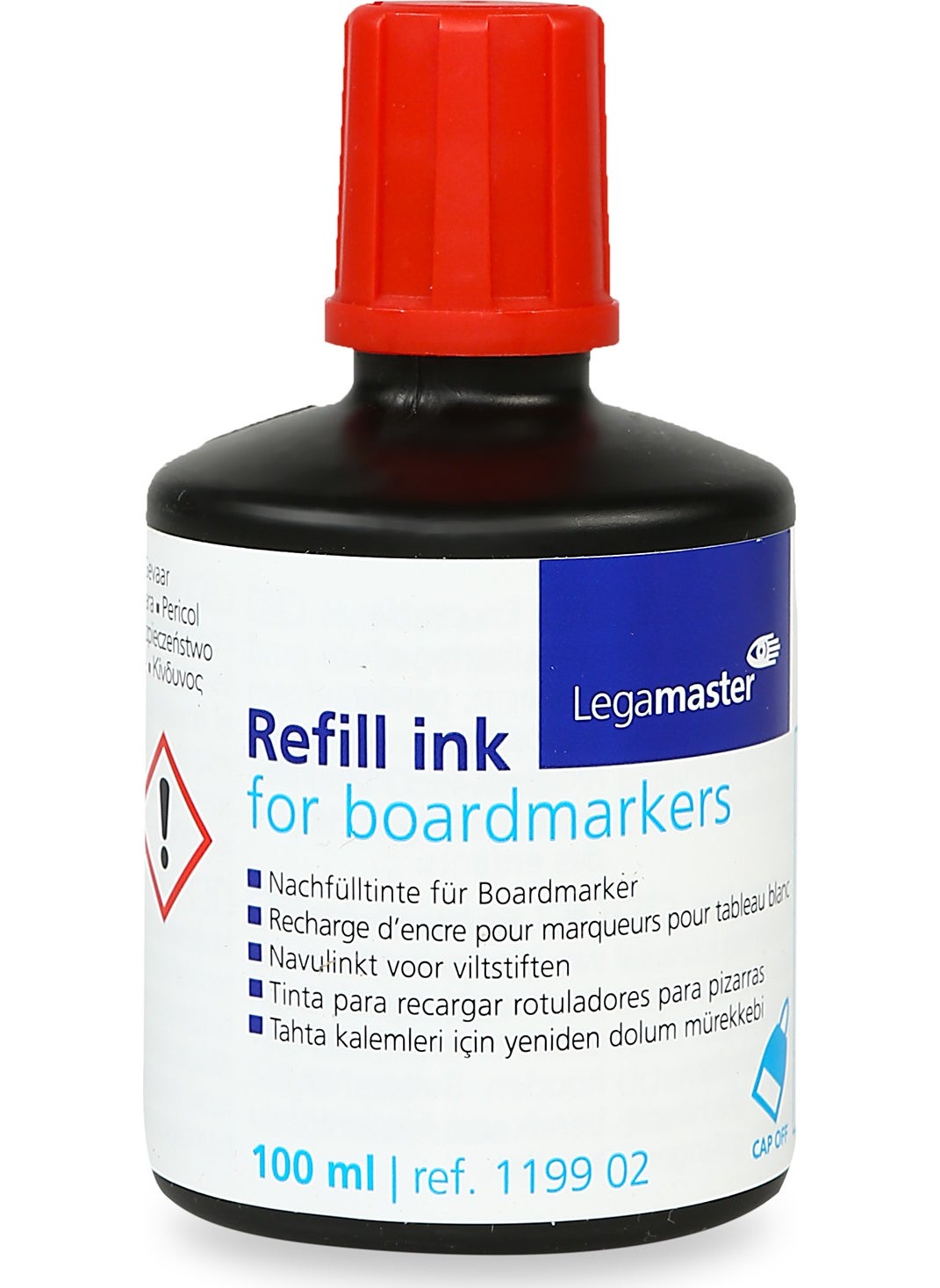 Legamaster Whiteboard Pen Refill Ink (1199) 100ml Red  - Image 2