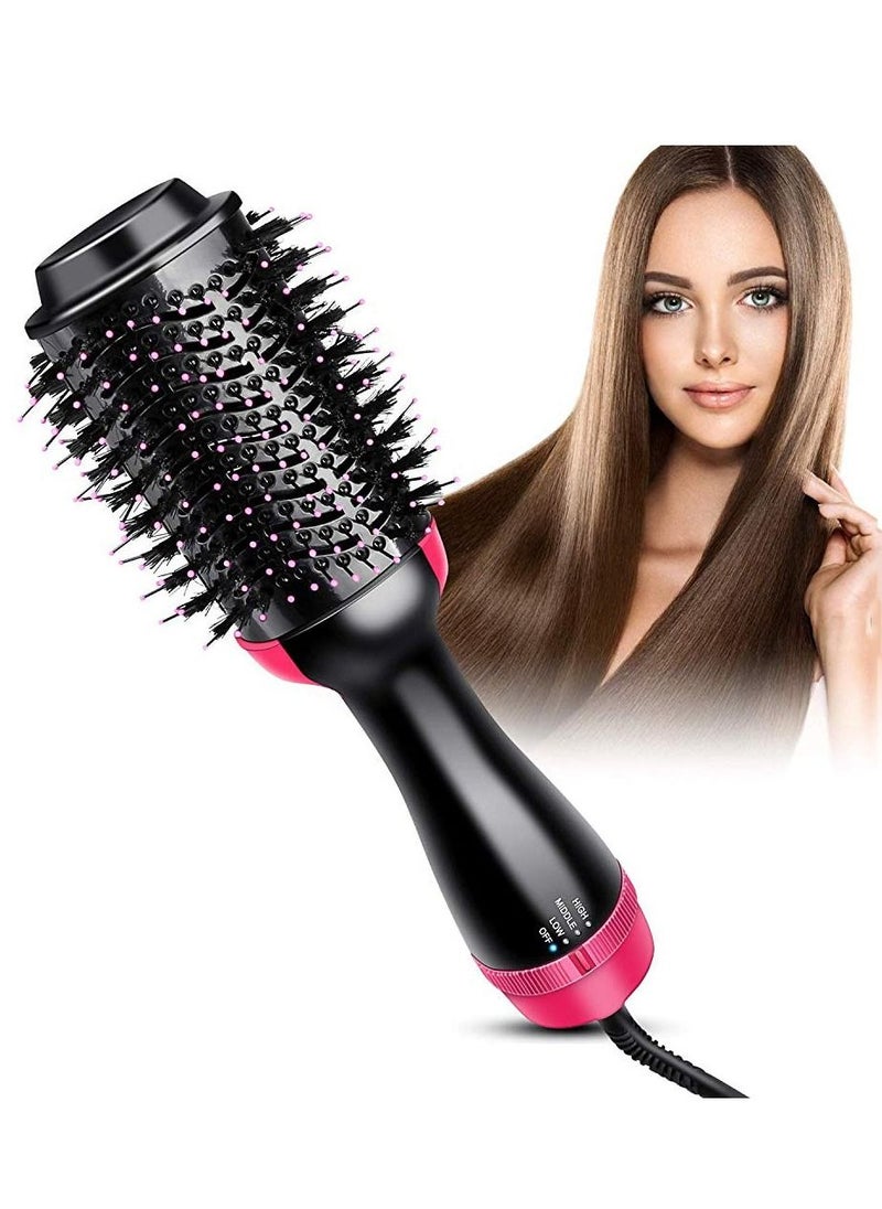 One Step - One Step Electric Hair Dryer And Styler Brush Black/Pink - Image 1