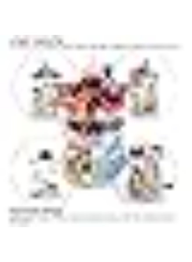 منظّم مكياج دوّار 360° – تخزين أكريليك شفاف بأرفف قابلة للتعديل وحجرة علوية للفرش والعناية بالبشرة والعطور - Image 4