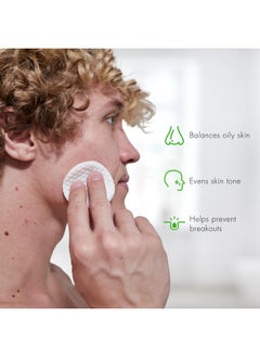 tiege hanley Glycolic Acid Pads For Men 1Pack Exfoliating Face Cleansing Pads For Forehead Nose & Cheeks Men'S Daily Skin Care Facial Wipes For Moisturized & Refreshedlooking Skin  - Image 4