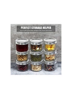 KASTWAVE Glass Mini Canning Jelly Jars With Airtight Regular Mouth Lids & Band Pack Of 12  4Oz  - Image 4