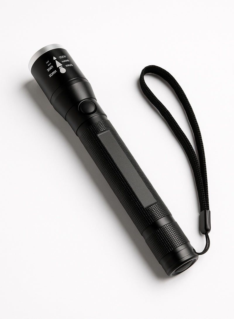 Super Bright Rechargeable LED Flashlight – 4000 Lumens – Waterproof – 3 Lighting Modes – Durable Aluminum Body – For Camping, Hunting, and Emergency Use