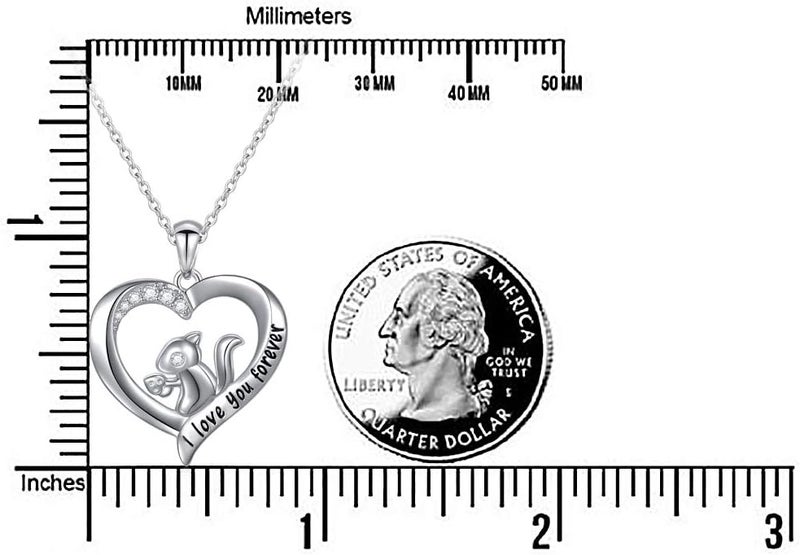 Flyow Elephant Necklace Cat Necklace Bunny Neklace Horseshoe Necklace Blue Jay Necklace Sterling Silver Animal Necklaces for Women - Image 5