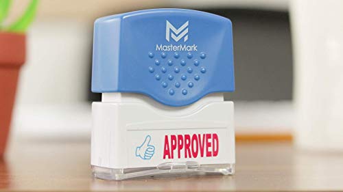 MasterMark Premium 2-Color Pre-Inked Office Stamp (Approved) - Image 2