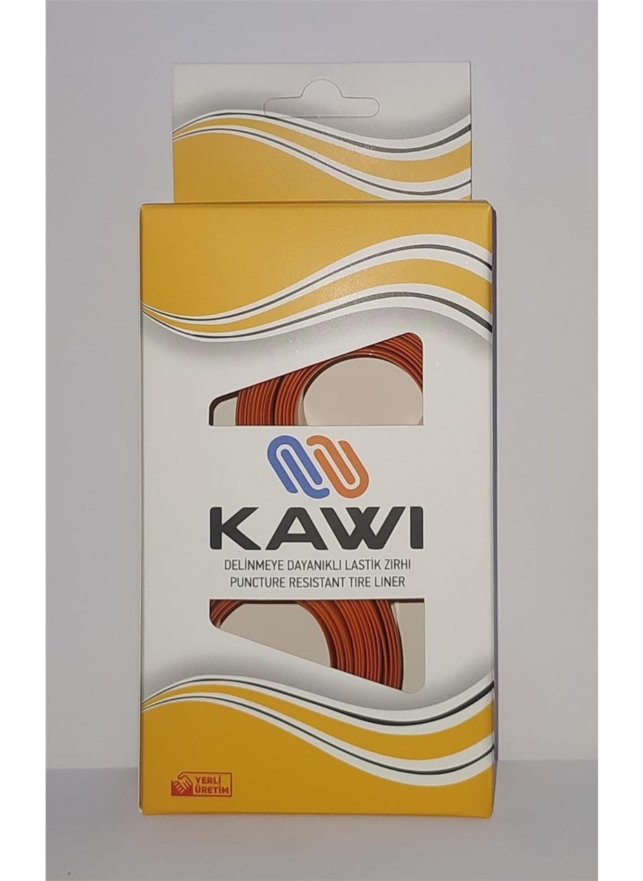 Kawi Wood Kawi Anti-Puncture Bicycle Tire Armor 26MMX2 27.5-28-29 Compatible Orange 