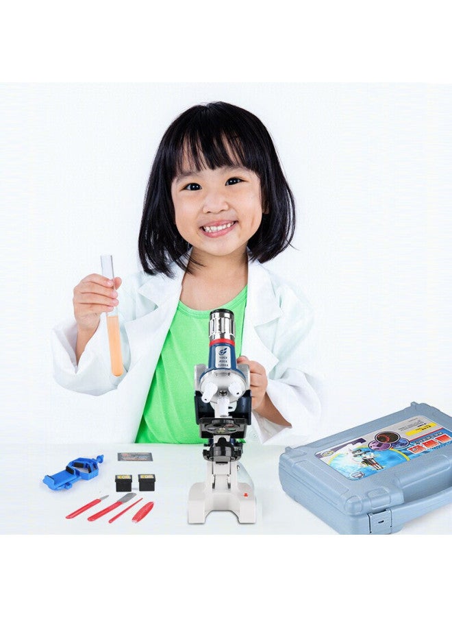 Leaysoo 1200x Children's Alloy Microscope, Biology Science Experiment, Popular Science Educational Tool, Elementary And Middle School Student Science Toy Gift - Image 2