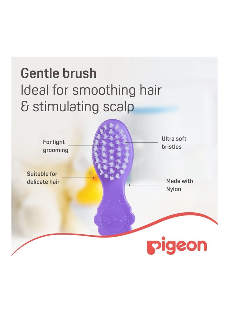 pigeon مشط وفرشاة، فائق النعومة واللطف، خالٍ من مادة BPA - Image 5