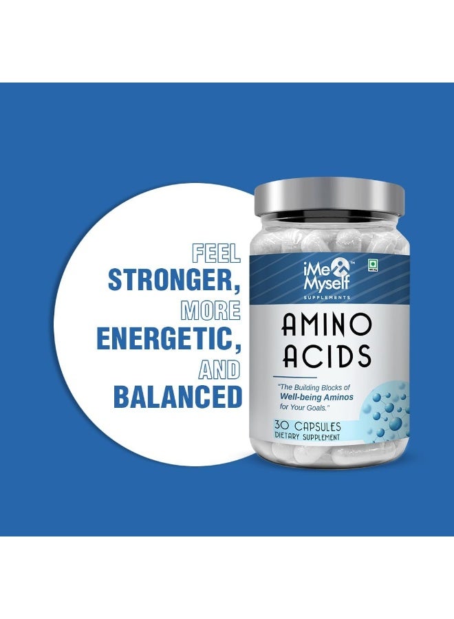 iMeMyself Amino Acids Dietary Supplement 30 Capsules - Image 2