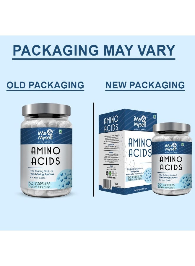 iMeMyself Amino Acids Dietary Supplement 30 Capsules - Image 5