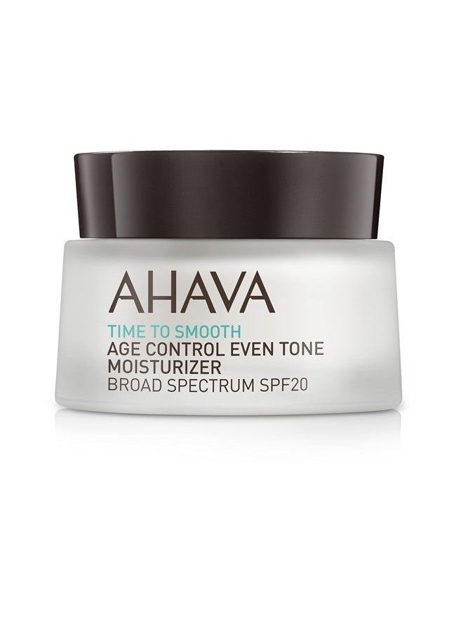 AHAVA - Time to smooth | Age Control Even Tone Moisturizer | Broad Spectrum | SPF20 - Image 1