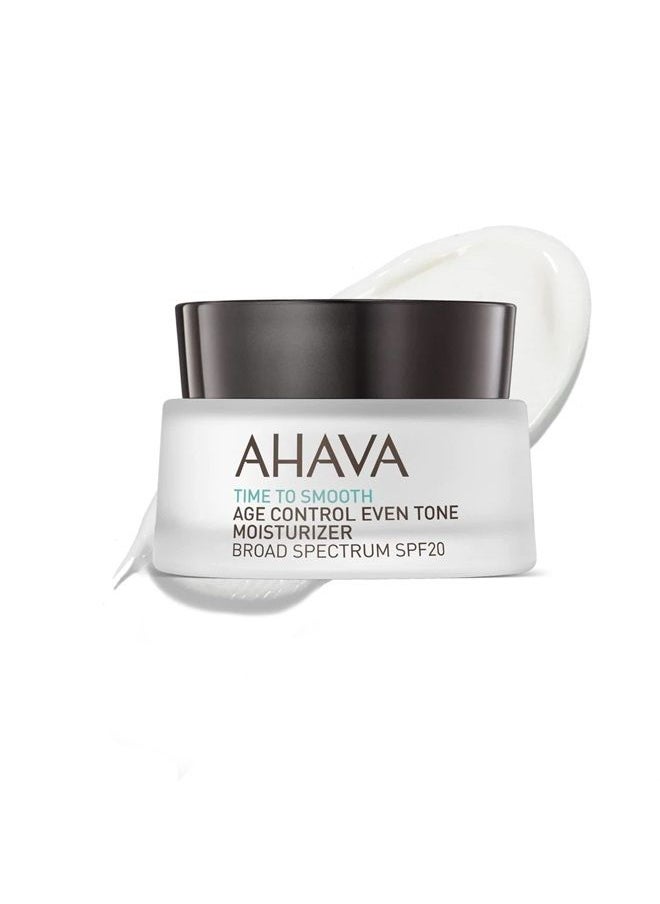 AHAVA - Time to smooth | Age Control Even Tone Moisturizer | Broad Spectrum | SPF20 - Image 1