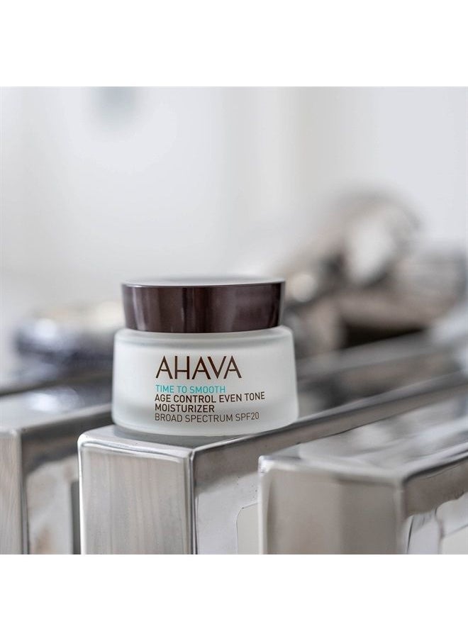 AHAVA - Time to smooth | Age Control Even Tone Moisturizer | Broad Spectrum | SPF20 - Image 1