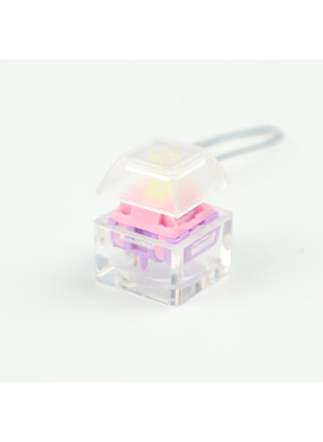 Generic - Single Cherry Mx Keyboard Keycap Tester Frame Ttc Jwk Mechanical Keyboard Experience Axis Body Digital Computer-Color:ttc Mute Red V3 Red Axle Tester - Image 1