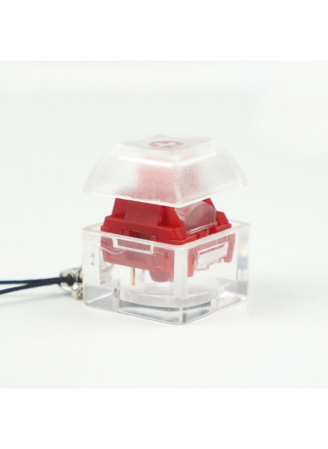 Generic - Single Cherry Mx Keyboard Keycap Tester Frame Ttc Jwk Mechanical Keyboard Experience Axis Body Digital Computer-Color:ttc Mute Red V3 Red Axle Tester - Image 1
