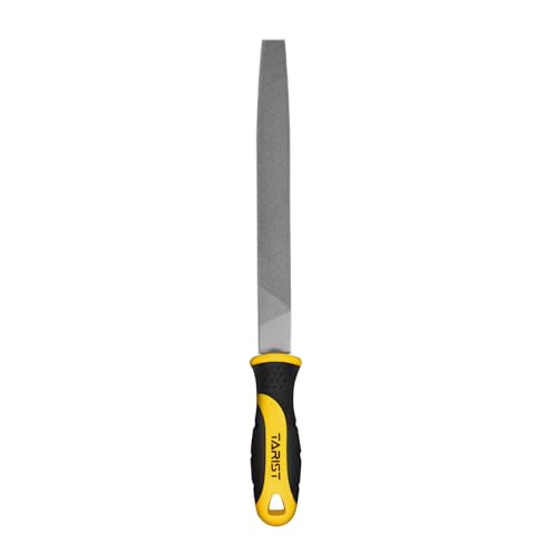 TARIST 8 inch Flat Metal File, Professional Carbon Steel file, Tool Sharpener for Professionals and DIY - Image 1