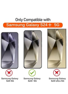 YoYoTech Samsung S24 Plus Magsafe Case 2024 Slim Thin Magnetic [Upgraded Build in N52 Magnets] Cover Anti Yellowing Anti Scratch Hard Back Crystal Clear  - Image 2