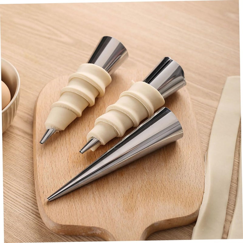 Stainless Steel Croissant Horn Molds 6pcs Easy to Use and Maintain - Image 3