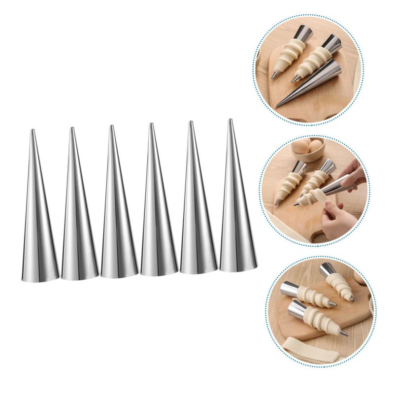 Stainless Steel Croissant Horn Molds 6pcs Easy to Use and Maintain - Image 4