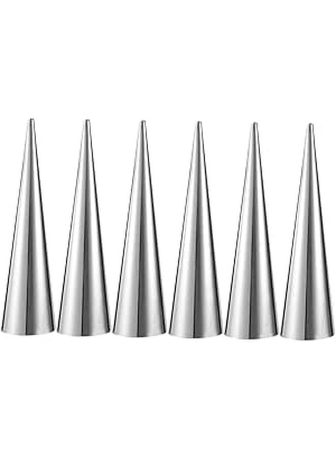Stainless Steel Croissant Horn Molds 6pcs Easy to Use and Maintain - Image 1