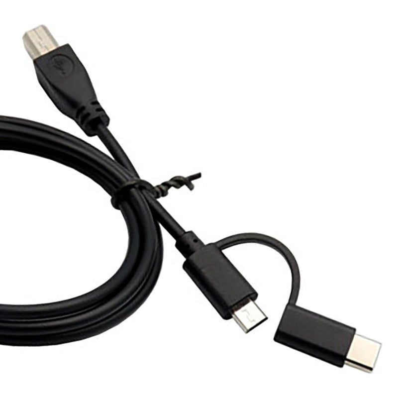 كابل USB/Type C إلى USB B OTG بطول 1 متر/1.5 متر/2 متر، موصل ذكري للربط بين الأجهزة، مناسب للطابعات وأجهزة البيانو الإلكتروني والطبول. - Image 5