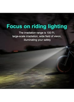 CYCLiSTA USB Rechargeable Bicycle Front Light with Multiple Sounds Orange  - Image 4