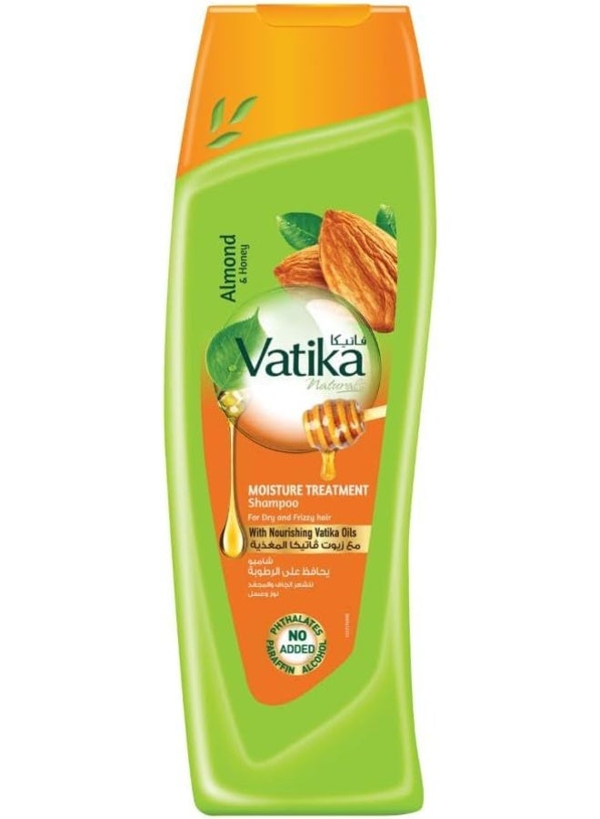 فاتيكا ناتشورالز شامبو ناتشورالز لترطيب طبيعي وعشبي - غني باللوز والعسل للشعر الجاف والمجعد 200 مل من فاتيكا - Image 1