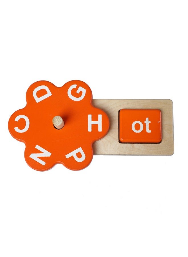 سمونيو لعبة تهجئة خشبية للأطفال للتعلم المبكر وفرز الألوان وصنع الكلمات، غير سامة، متعددة الألوان، لعبة تعليمية للأولاد والبنات... (Word_Maker) - Image 3