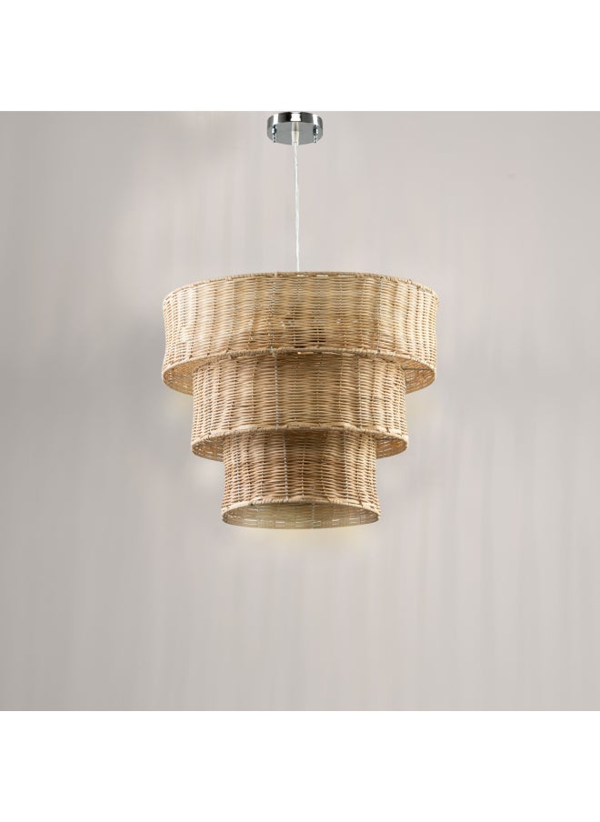 tbshomelamp Bamboo-Boho Celling Lighting Beige  40x35 cm  - Image 3