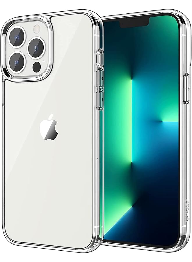 جي تيك جراب لهاتف iPhone 13 Pro مقاس 6.1 بوصة، غطاء خلفي شفاف مقاوم للصدمات غير قابل للاصفرار ومضاد للخدش - Image 1