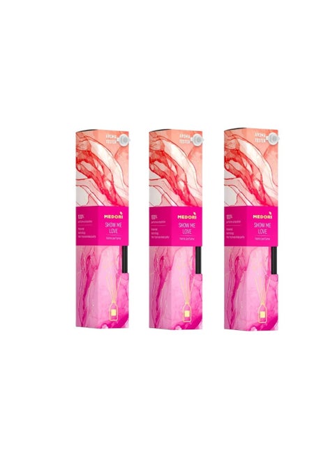 MEDORI Diffusor with fiber sticks Scent 50ml Pack of 3