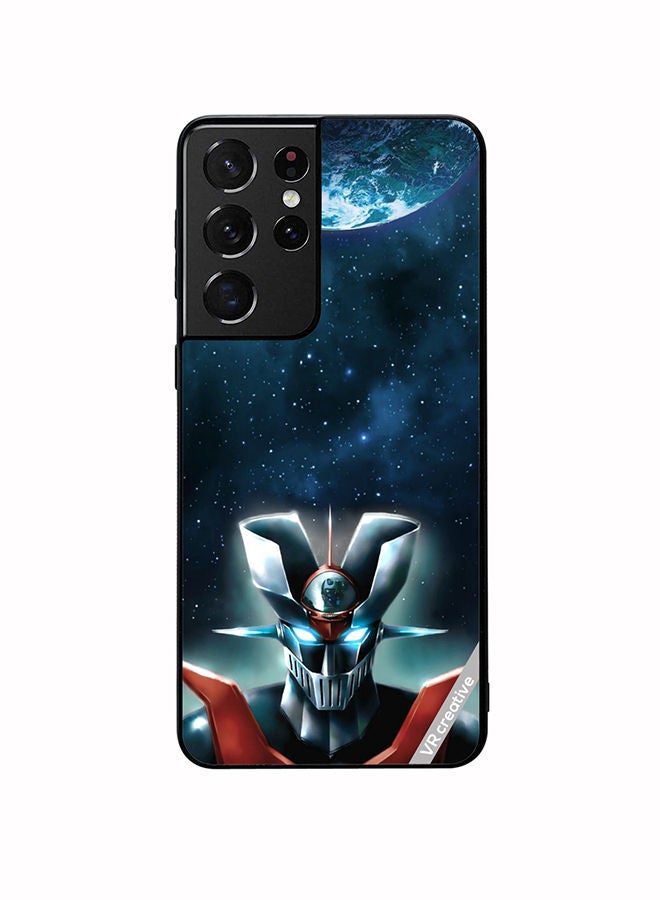 VR CREATIVE Protective Case Cover For Samsung Galaxy S21 Ultra 5G Mazinger Z Design Multicolour - Image 1